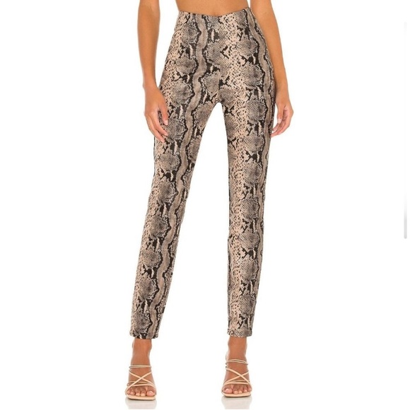 REVOLVE superdown Donna Snake Pant in Brown Snake Size XS - Picture 2 of 8